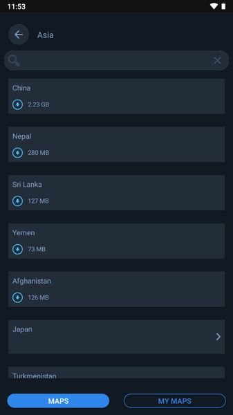 Offline Map Navigation - Preview 2