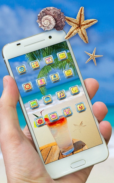 Hot Summer Theme: Tropical Sunny Beach wallpaper - Preview 5