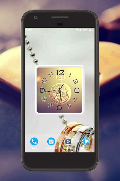Locket Clock Live Wallpaper - Preview 1
