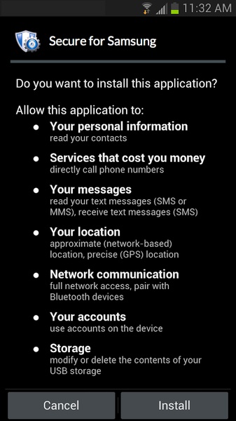 Secure for Samsung - Preview 2