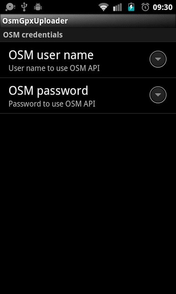 OsmGpxUploader - Preview 1