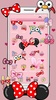 Cartoon pink cute butterfly theme wallpaper screenshot 1