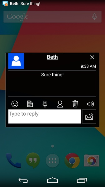 Handcent SMS Skin(WP) - Preview 1