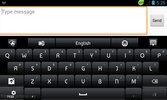 GO Keyboard Black Elegant Theme screenshot 4