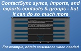 ContactSync trial screenshot 1