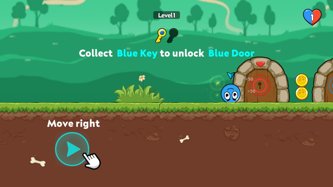 Red and Blue Ball - Preview 1