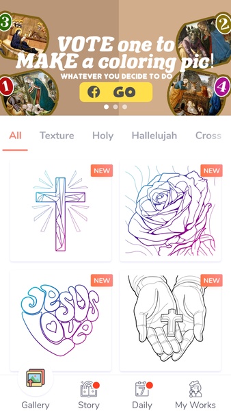 Bible Coloring Pintar Número APK (Download Grátis) - Android Jogo