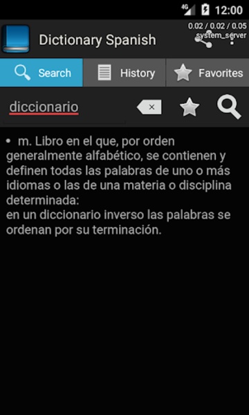 Smartpcx Dictionary Spanish - Preview 3