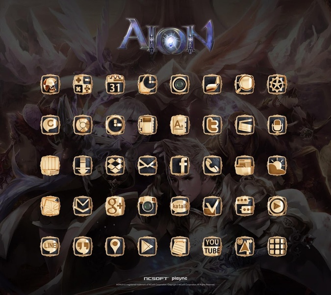 Aion Gold armor - Preview 1