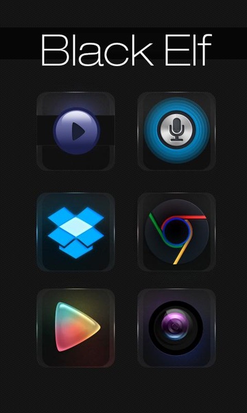 Black Elf GO Launcher Theme - Preview 5