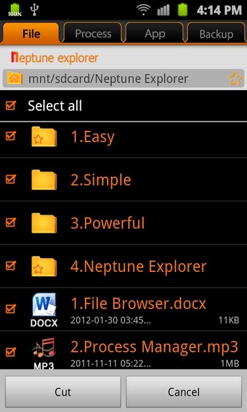 Neptune file explorer - Preview 7