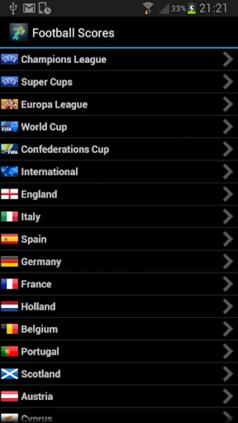 Football Scores - Preview 2