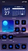Wow Blue Dark Theme, Icon Pack screenshot 7