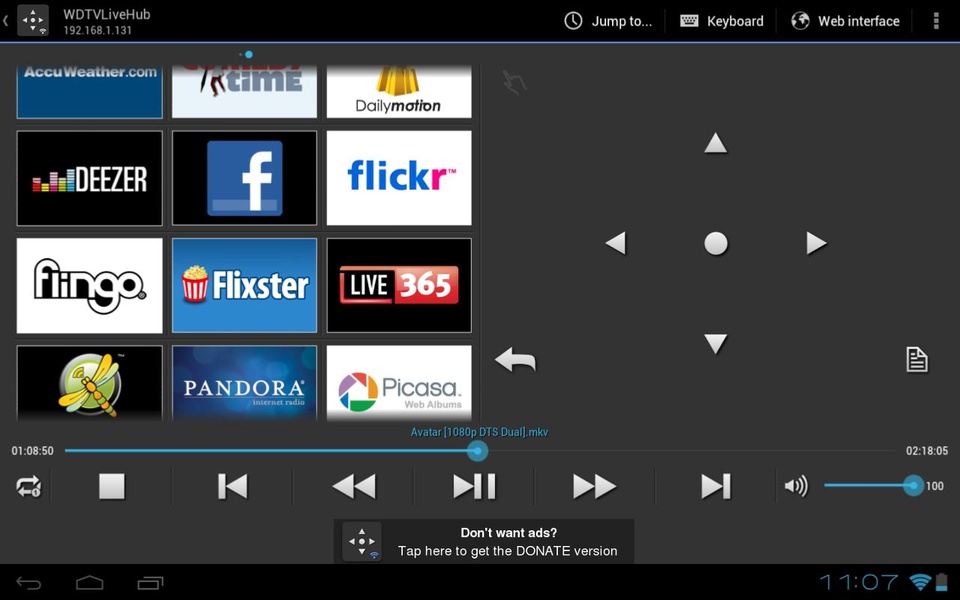WDlxTV MediaPlayers Remote - Preview 5