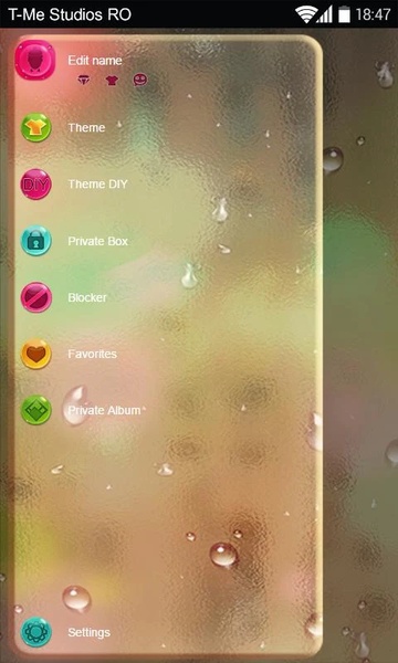 Water Theme GO SMS - Preview 2