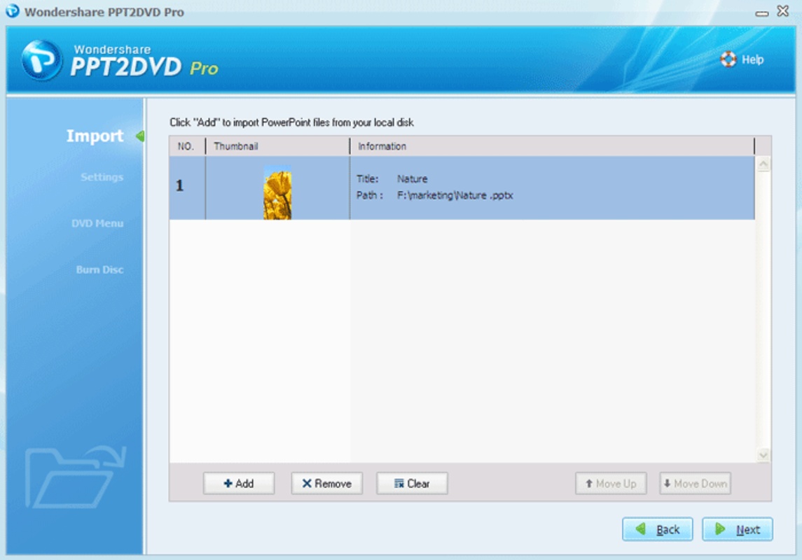 PPT2DVD screenshot 4