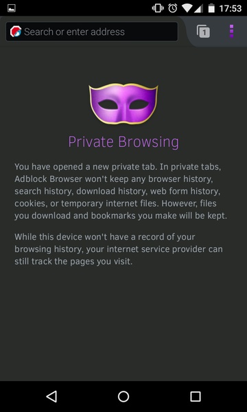 Adblock Browser - Preview 5
