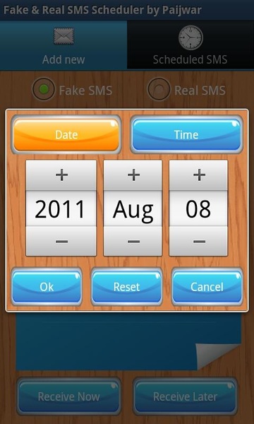 Fake & Real SMS Scheduler by Paijwar - Preview 2