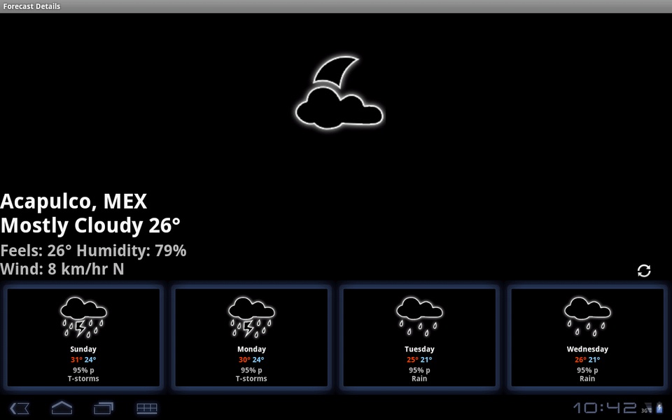 FlipClock BlackOut Widget - Preview 1