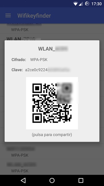 Wifi key finder - Preview 1