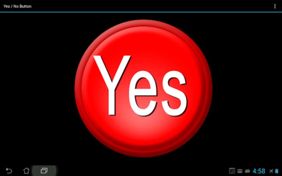 Yes No Button