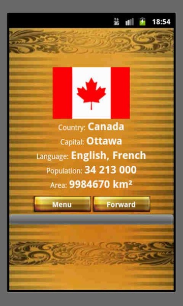 Quiz Countries, Capitals, Flags - Preview 6