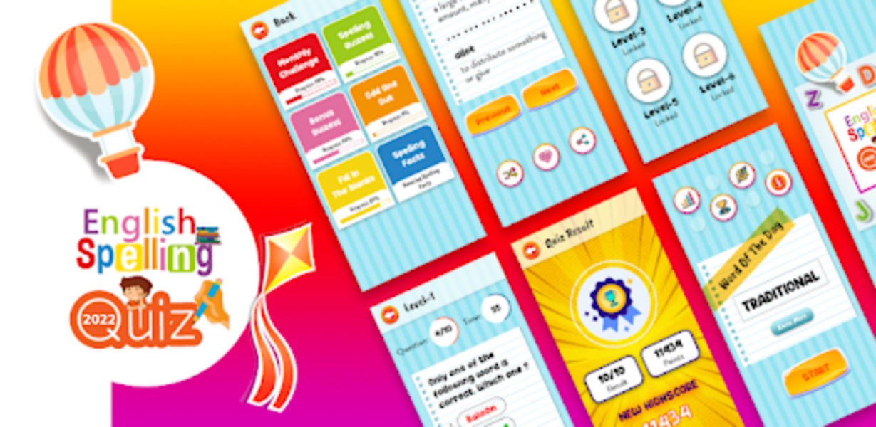 English Spelling Quiz 2022 - Preview 1