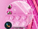 Theme Dialer Pink Sparkling screenshot 1