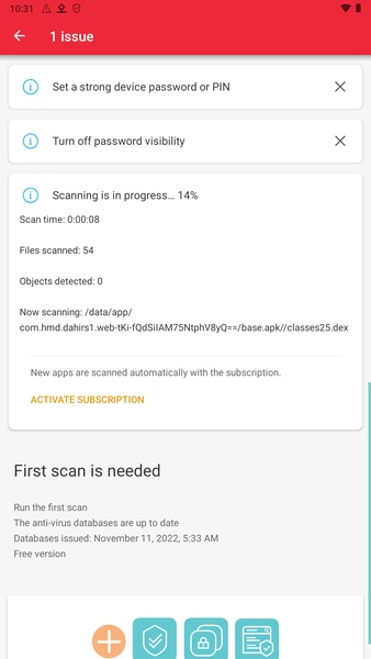 Kaspersky Mobile Security - Preview 8