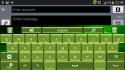 GO Keyboard Green Candy Theme screenshot 5