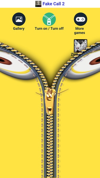 pantalla de bloqueo cremallera de color amarillo - Preview 5
