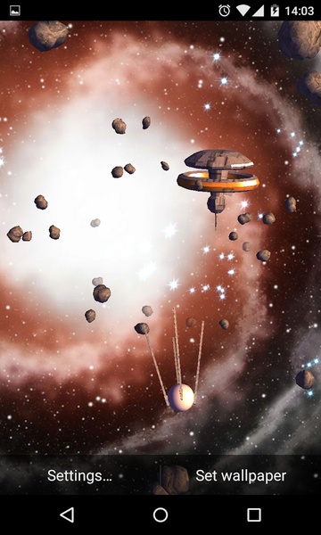 Asteroids 3D Live Wallpaper HD - Preview 2