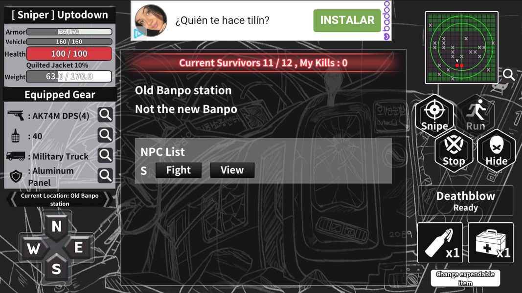 City Survival Text Battle Royale - Preview 7