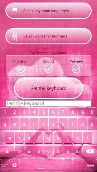 Love Keyboard Theme - Preview 7