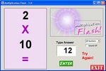 Multiplication Flash screenshot 1