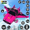 Flying Car Robot Car Games 3D screenshot 8