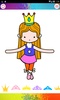 Coloring Book Cute Princess screenshot 2