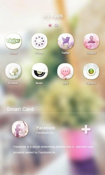 beautiful day GOLauncher EX Theme - Preview 2