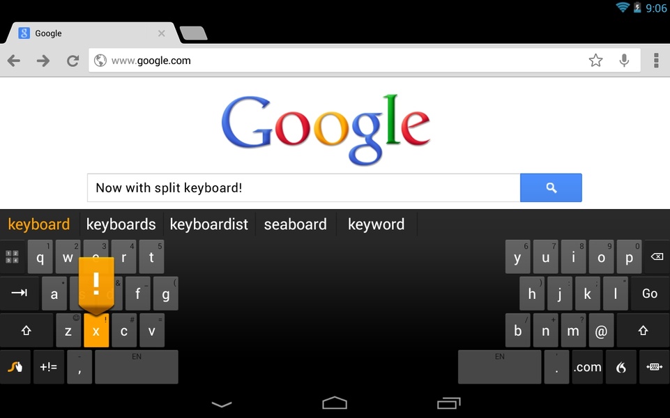Swype Keyboard Trial - Preview 4