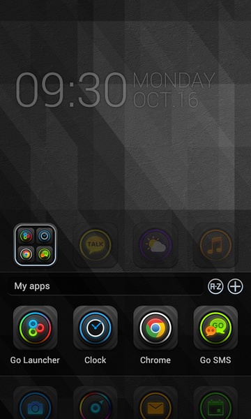 Electric Tourbillon GOLauncher EX Theme - Preview 4