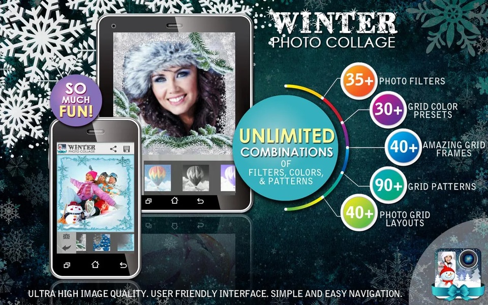 Winter Photo Collage Maker - Preview 2