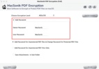 MacSonik PDF Encryption screenshot 2