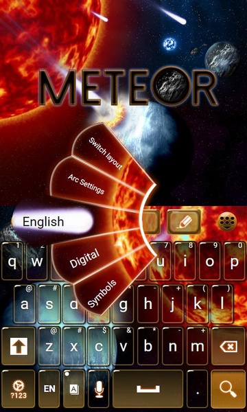 Meteor Keyboard - Preview 4