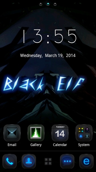 Black Elf GO Launcher Theme - Preview 4