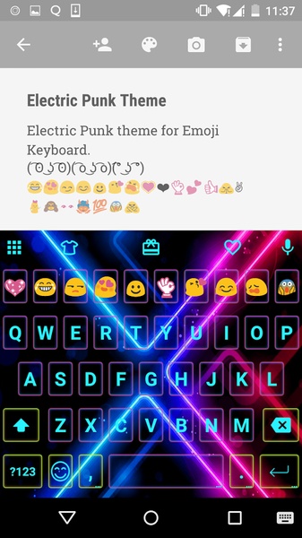 Electric Punk Emoji Keyboard - Preview 6