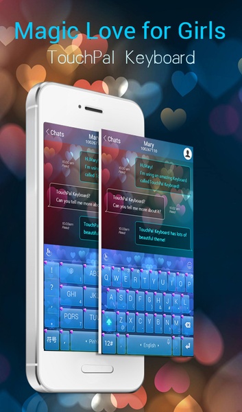 TouchPal SkinPack Magic Love for Boy - Preview 5