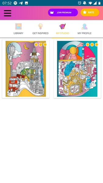DyeIt: free antistress coloring book - Preview 4