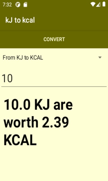 kJ to kcal converter - Preview 4
