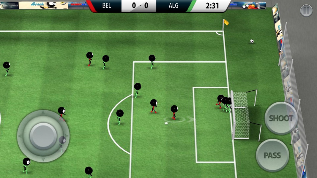 Stickerman Soccer 2016: Jogo de futebol leve, divertido e Offline