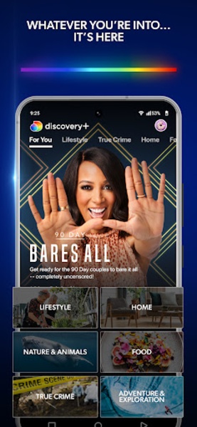 discovery+ (Android TV) para Android - Baixe o APK na Uptodown